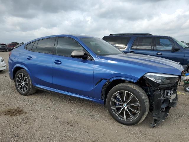 5UXCY8C05L9B18644 - 2020 BMW X6 M50I BLUE photo 4