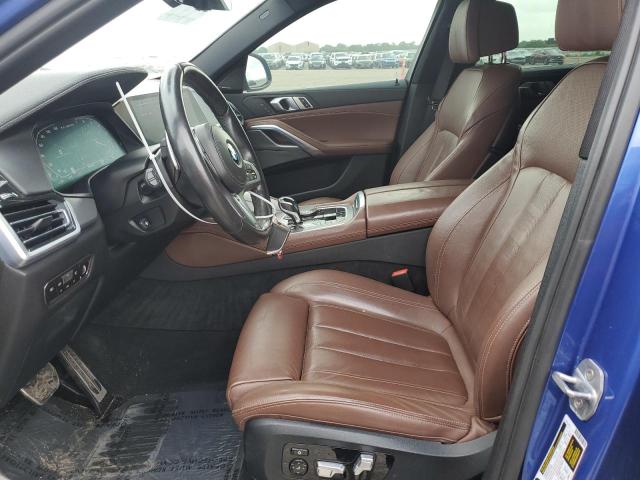 5UXCY8C05L9B18644 - 2020 BMW X6 M50I BLUE photo 7