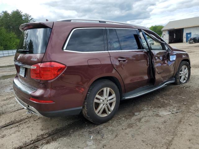 4JGDF7CE5DA186114 - 2013 MERCEDES-BENZ GL 450 4MATIC BURGUNDY photo 3