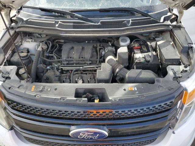 1FM5K8ARXEGC51517 - 2014 FORD EXPLORER S POLICE INTERCEPTOR WHITE photo 11