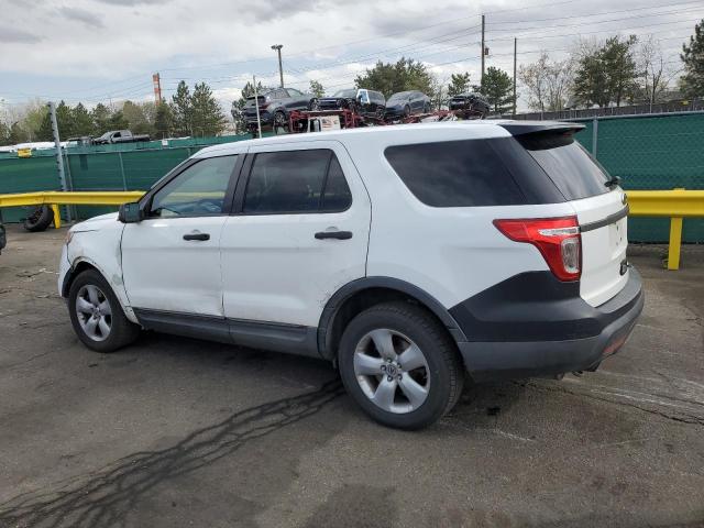 1FM5K8ARXEGC51517 - 2014 FORD EXPLORER S POLICE INTERCEPTOR WHITE photo 2