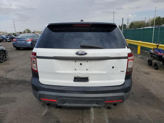 1FM5K8ARXEGC51517 - 2014 FORD EXPLORER S POLICE INTERCEPTOR WHITE photo 6