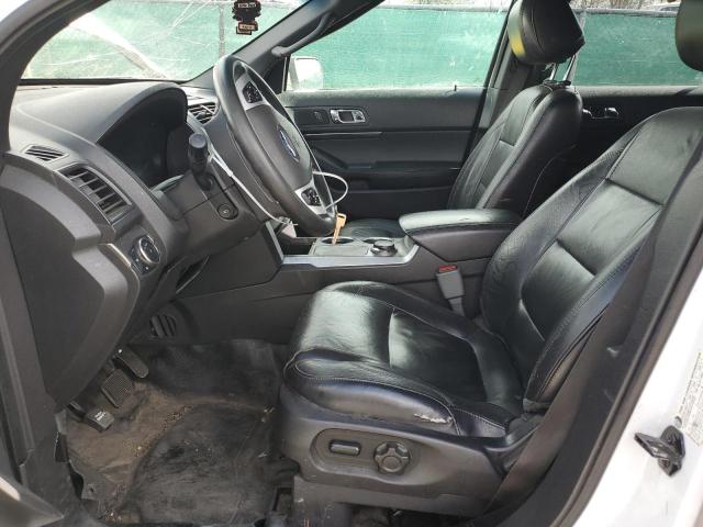 1FM5K8ARXEGC51517 - 2014 FORD EXPLORER S POLICE INTERCEPTOR WHITE photo 7