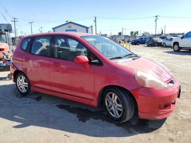 JHMGD38647S026059 - 2007 HONDA FIT S 红色 照片 4