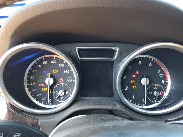 4JGDA5HB0EA275852 - 2014 MERCEDES-BENZ ML 350 4MATIC BLACK photo 9