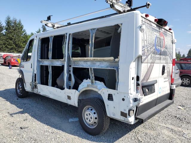 3C6LRVAG3ME583695 - 2021 RAM PROMASTER 1500 STANDARD WHITE photo 2