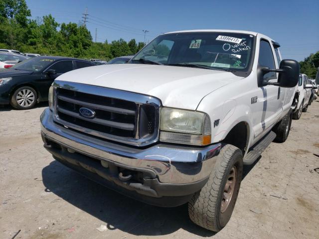 1FTSX31L42EB63092 - 2002 FORD F350 SRW SUPER DUTY WHITE photo 1