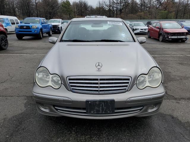 WDBRF81J55F590873 - 2005 MERCEDES-BENZ C 240 4MATIC SILVER photo 5