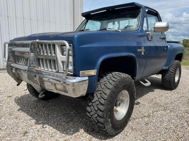 2GCEK14H4C1158131 - 1982 CHEVROLET K10 BLUE photo 2