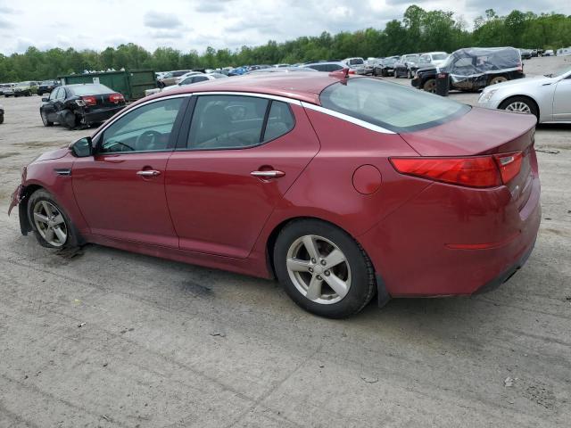 5XXGM4A78FG479541 - 2015 KIA OPTIMA LX RED photo 2