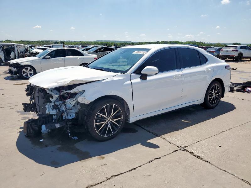 4T1G11AK8PU820679 - 2023 TOYOTA CAMRY SE NIGHT SHADE WHITE photo 1