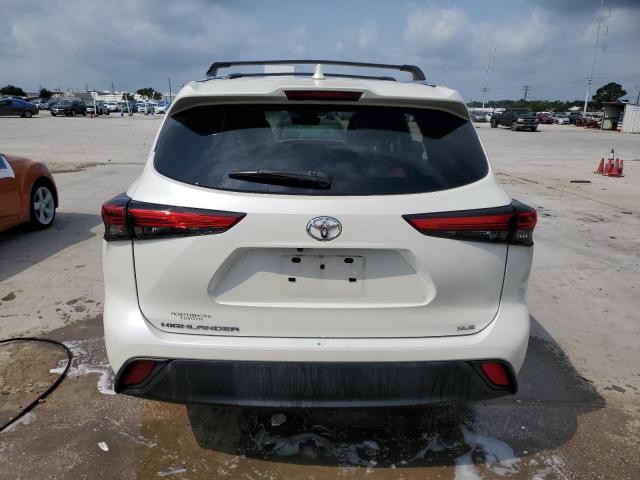 5TDGZRAHXMS532260 - 2021 TOYOTA HIGHLANDER XLE WHITE photo 6