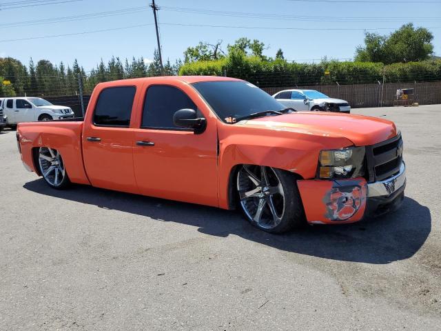 2GCEC13C771641587 - 2007 CHEVROLET SILVERADO C1500 CREW CAB ORANGE photo 4