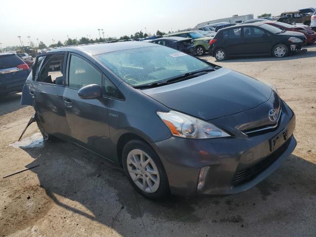 JTDZN3EU7C3031321 - 2012 TOYOTA PRIUS V GRAY photo 4