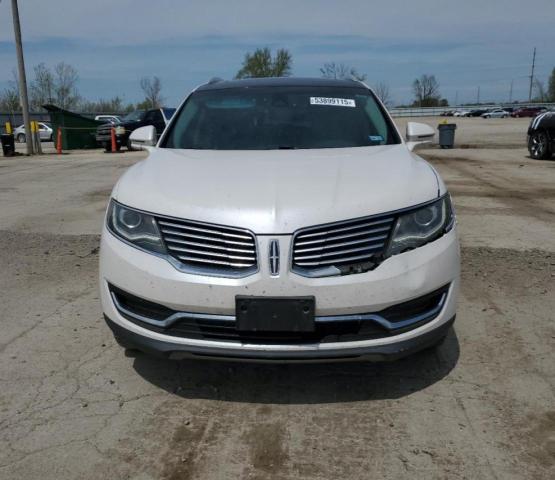 2LMPJ8LRXJBL30555 - 2018 LINCOLN MKX RESERVE Beyaz fotoğraf 5
