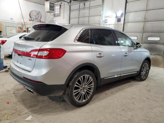 2LMPJ8LR0HBL35192 - 2017 LINCOLN MKX RESERVE Մոխրագույն լուսանկար 3