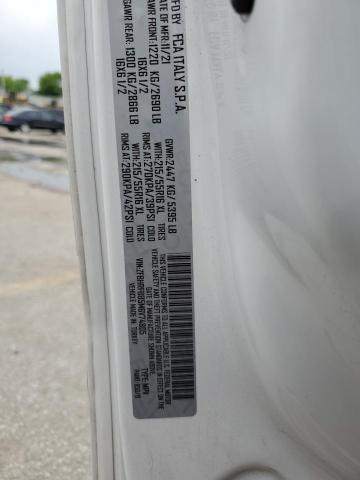 ZFBHRFBB5M6V74805 - 2021 RAM PROMASTER SLT WHITE photo 13