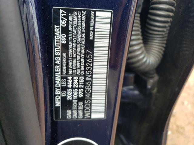 WDDSJ4GB6JN532657 - 2018 MERCEDES-BENZ CLA 250 4MATIC BLUE photo 12