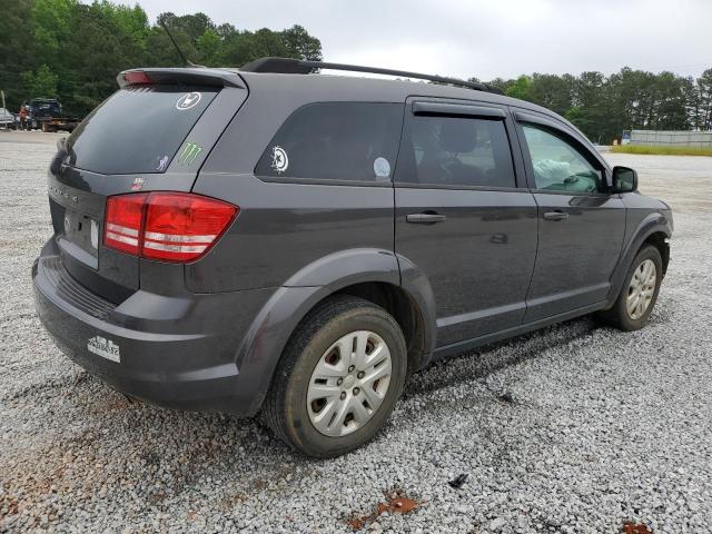 3C4PDCAB3JT141153 - 2018 DODGE JOURNEY SE GRAY photo 3