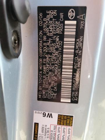 JTKDE177260119732 - 2006 TOYOTA SCION TC 蓝色 照片 12