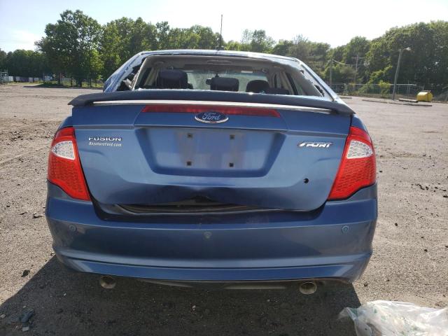 3FAHP0KC4AR146625 - 2010 FORD FUSION SPORT BLUE photo 6