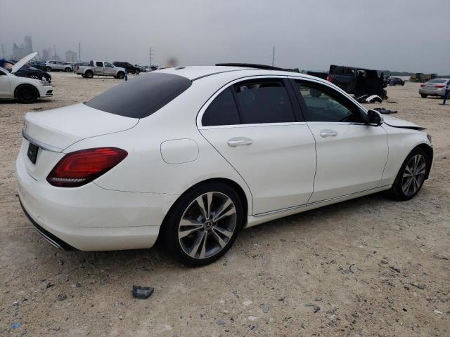 WDDWF8DB8KR483289 - 2019 MERCEDES-BENZ C 300 WHITE photo 3