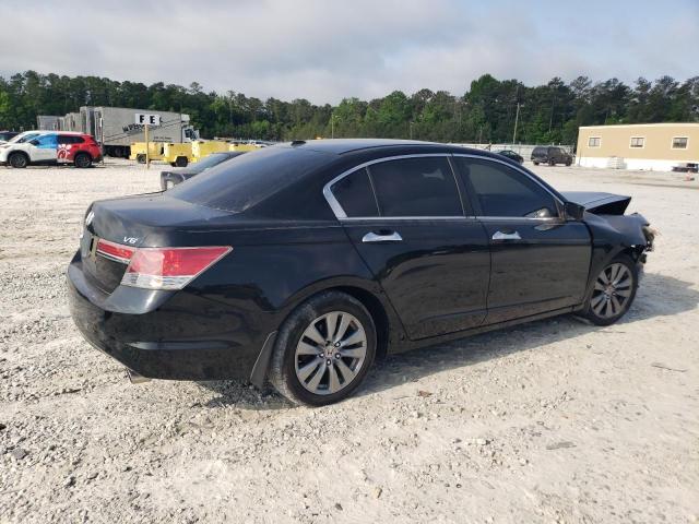 1HGCP3F85CA009056 - 2012 HONDA ACCORD EXL BLACK photo 3