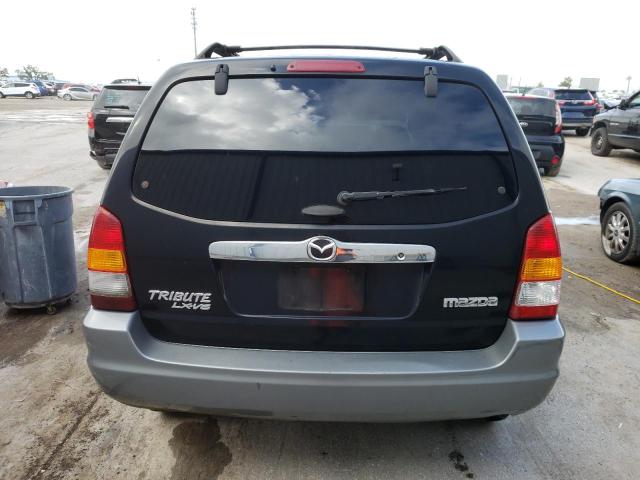 4F2YU09191KM63070 - 2001 MAZDA TRIBUTE LX BLACK photo 6