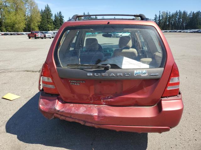 JF1SG65603H720494 - 2003 SUBARU FORESTER 2.5XS წითელი ფოტო 6