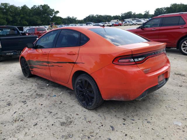 1C3CDFBB8GD752510 - 2016 DODGE DART SXT ORANGE photo 2