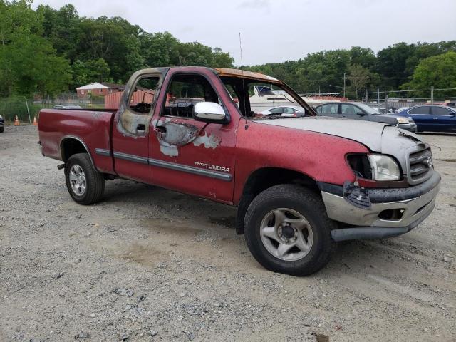 5TBBT4411YS055228 - 2000 TOYOTA TUNDRA ACCESS CAB RED photo 4