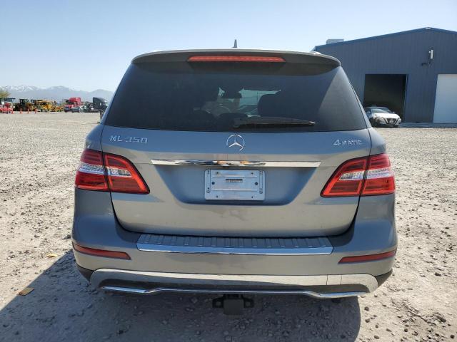 4JGDA5HB0FA538620 - 2015 MERCEDES-BENZ ML 350 4MATIC GRAY photo 6