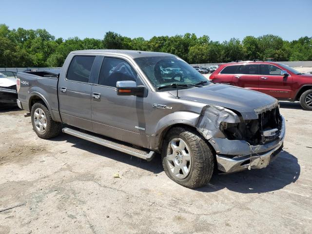 1FTFW1ET1EKE81616 - 2014 FORD F150 SUPERCREW GRAY photo 4