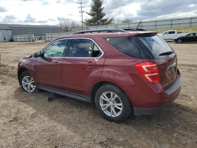 2GNALCEK5H1555038 - 2017 CHEVROLET EQUINOX LT წითელი ფოტო 2
