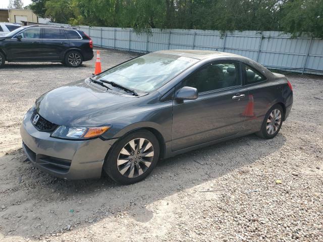 2HGFG12829H502968 - 2009 HONDA CIVIC EX GRAY photo 1