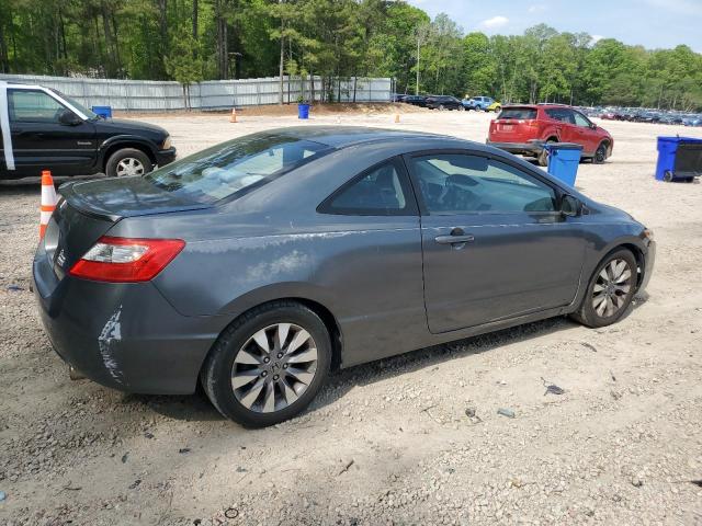2HGFG12829H502968 - 2009 HONDA CIVIC EX GRAY photo 3