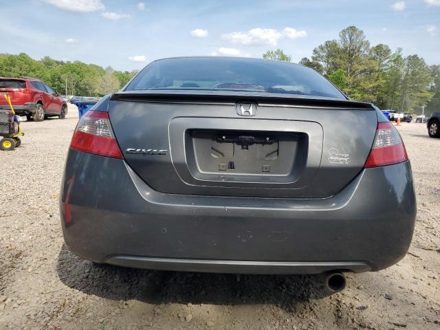 2HGFG12829H502968 - 2009 HONDA CIVIC EX GRAY photo 6