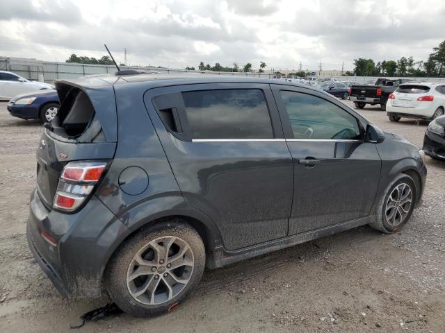 1G1JD6SB5K4150104 - 2019 CHEVROLET SONIC LT CHARCOAL photo 3