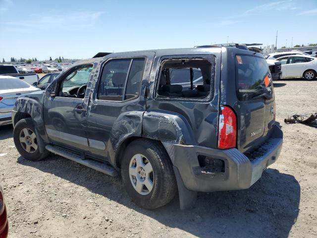 5N1AN08U05C643057 - 2005 NISSAN XTERRA OFF ROAD GRAY photo 2