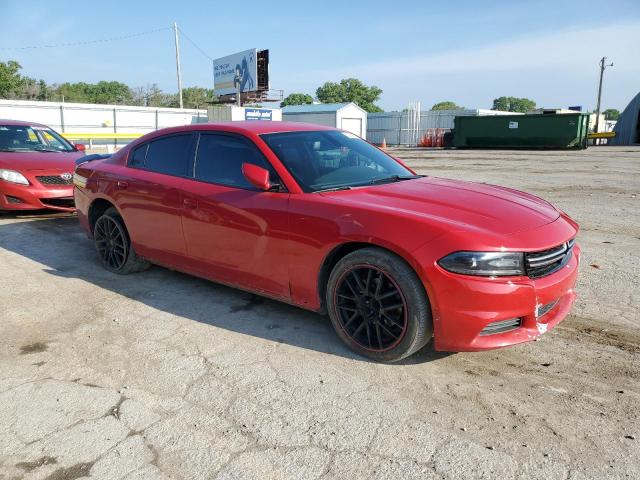 2C3CDXBG9FH919024 - 2015 DODGE CHARGER SE RED photo 4