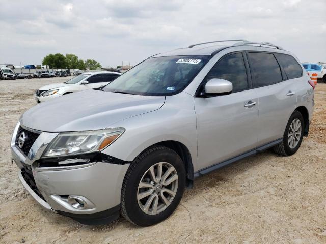 5N1AR2MM3FC658112 - 2015 NISSAN PATHFINDER S SILVER photo 1