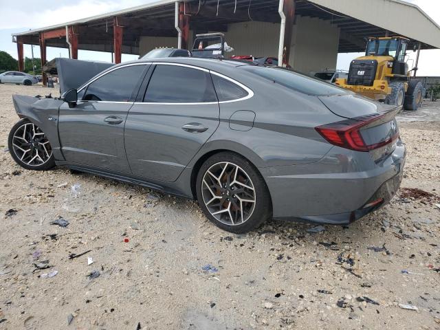 5NPEK4JC3MH132940 - 2021 HYUNDAI SONATA N LINE GRAY photo 2