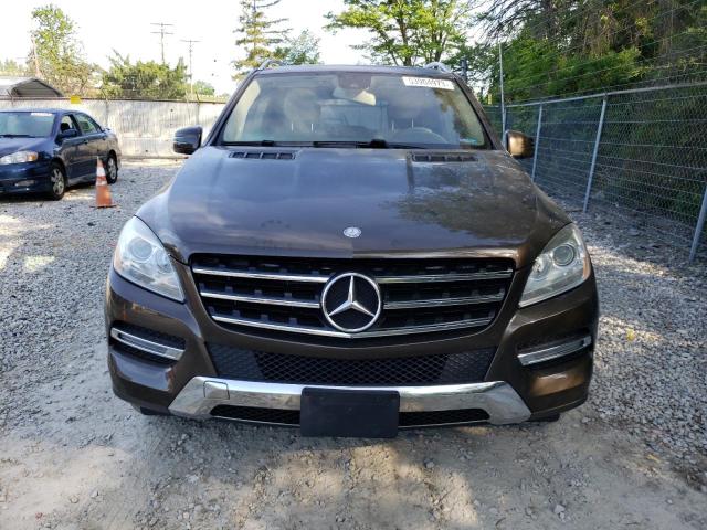 4JGDA5HB1EA362773 - 2014 MERCEDES-BENZ ML 350 4MATIC CHARCOAL photo 5