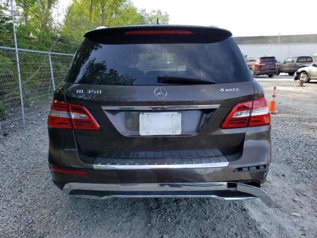 4JGDA5HB1EA362773 - 2014 MERCEDES-BENZ ML 350 4MATIC CHARCOAL photo 6