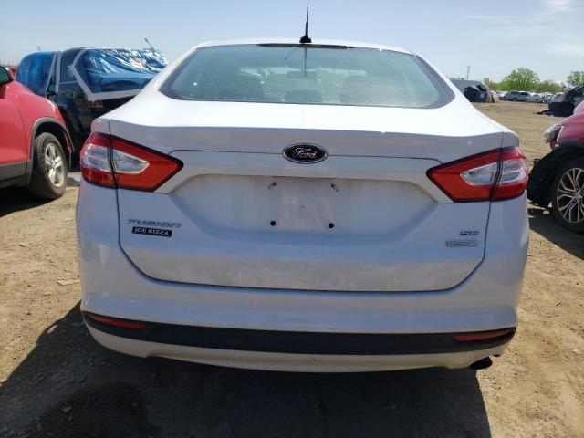 3FA6P0HDXER197558 - 2014 FORD FUSION SE WHITE photo 6