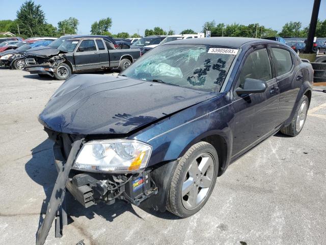 1C3CDZCB7CN313142 - 2012 DODGE AVENGER SXT TEAL photo 1