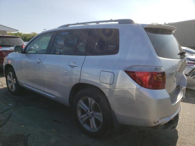 JTEES43A382089991 - 2008 TOYOTA HIGHLANDER SPORT SILVER photo 2