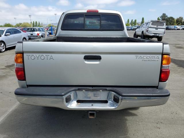 5TEGM92N54Z363920 - 2004 TOYOTA TACOMA DOUBLE CAB PRERUNNER SILVER photo 6