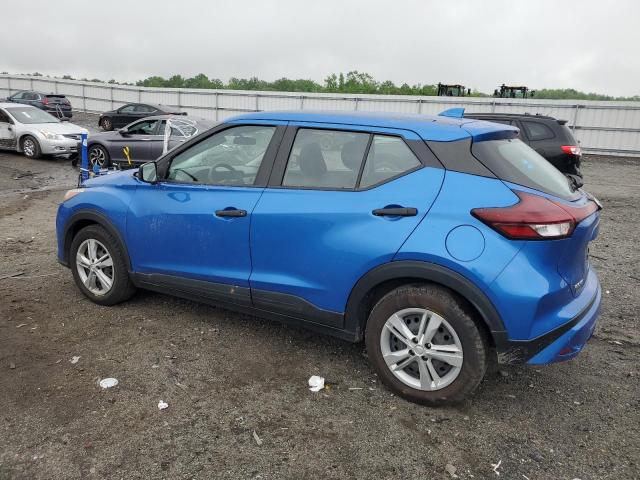 3N1CP5BV2ML479564 - 2021 NISSAN KICKS S BLUE photo 2