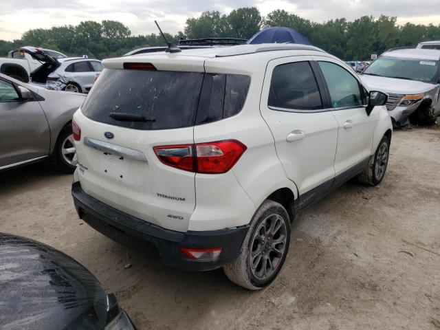 MAJ6P1WL7JC196408 - 2018 FORD ECOSPORT TITANIUM WHITE photo 4